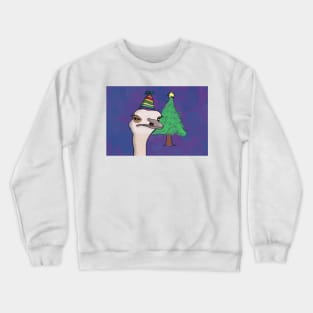 Christmas  Party Ostrich Crewneck Sweatshirt